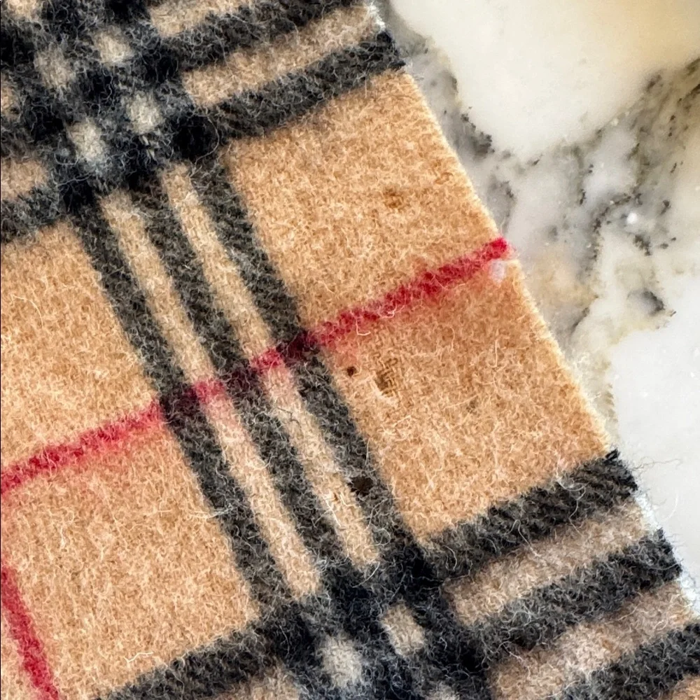 RONGZHIYOU Nova Check Wool Scarf